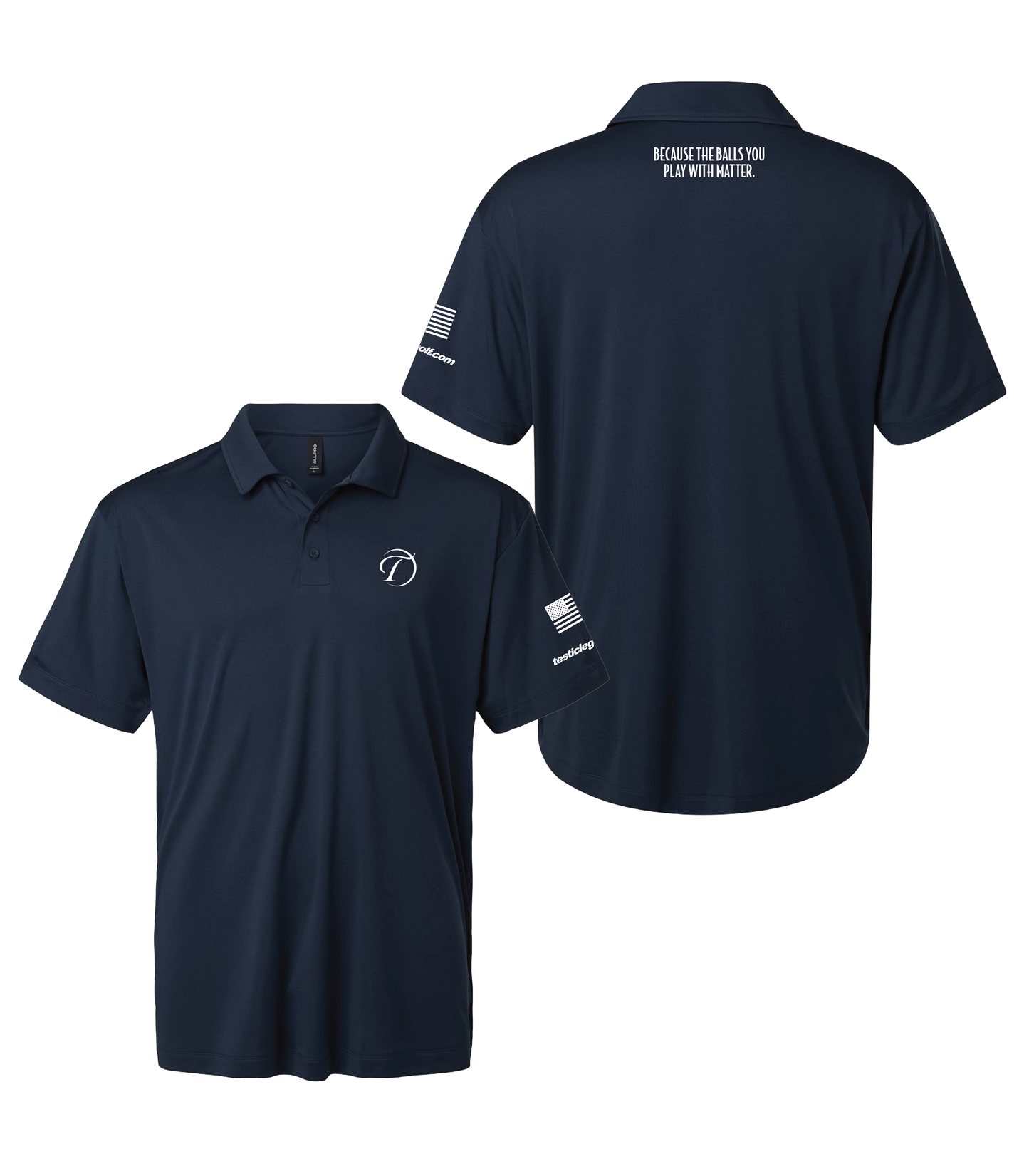 Testicle Golf Classic Polo