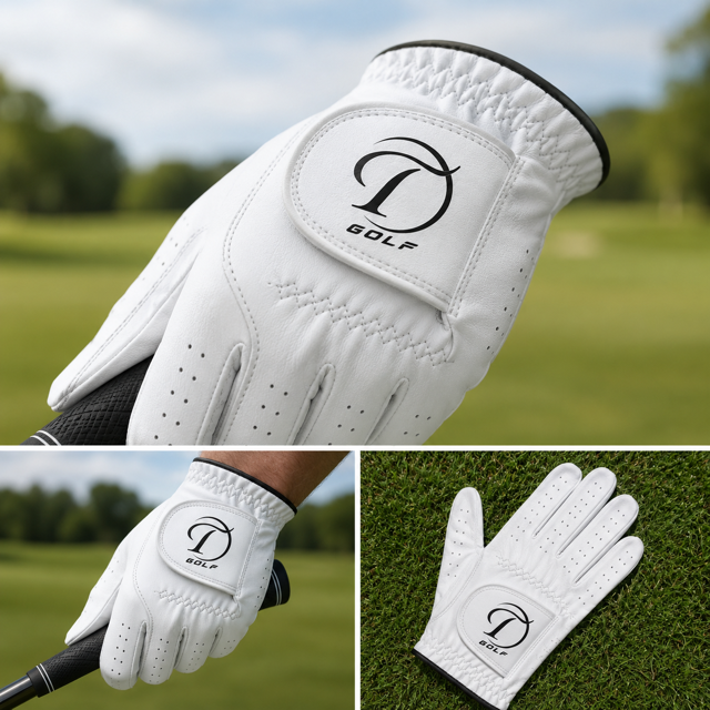 Testicle Golf Glove - White