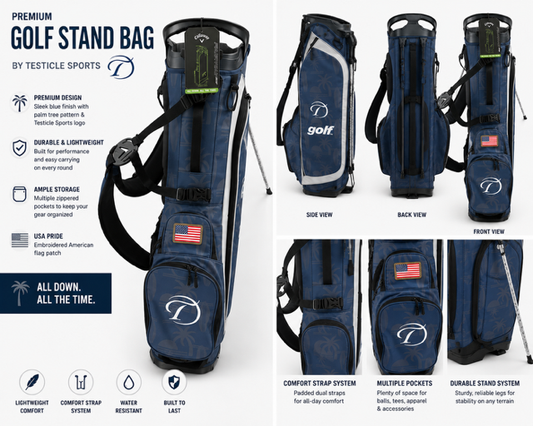 Premium Golf Stand Bag by: Testicle Sports